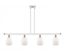 Innovations Lighting 516-4I-WPC-G81-LED - Eaton - 4 Light - 48 inch - White Polished Chrome - Cord hung - Island Light