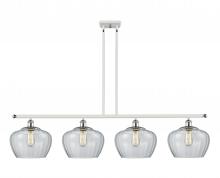 Innovations Lighting 516-4I-WPC-G92-L-LED - Fenton - 4 Light - 49 inch - White Polished Chrome - Cord hung - Island Light