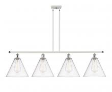 Innovations Lighting 516-4I-WPC-GBC-124-LED - Berkshire - 4 Light - 50 inch - White Polished Chrome - Cord hung - Island Light