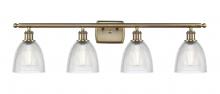 Innovations Lighting 516-4W-AB-G382 - Castile - 4 Light - 36 inch - Antique Brass - Bath Vanity Light
