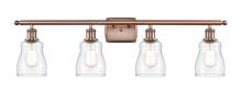 Innovations Lighting 516-4W-AC-G392 - Ellery - 4 Light - 35 inch - Antique Copper - Bath Vanity Light