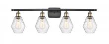 Innovations Lighting 516-4W-BAB-G654-6-LED - Cindyrella - 4 Light - 36 inch - Black Antique Brass - Bath Vanity Light