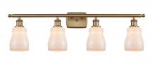 Innovations Lighting 516-4W-BB-G391 - Ellery - 4 Light - 35 inch - Brushed Brass - Bath Vanity Light