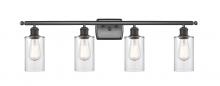 Innovations Lighting 516-4W-BK-G802 - Clymer - 4 Light - 34 inch - Matte Black - Bath Vanity Light