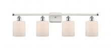 Innovations Lighting 516-4W-WPC-G111 - Cobbleskill - 4 Light - 35 inch - White Polished Chrome - Bath Vanity Light