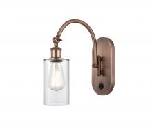 Innovations Lighting 518-1W-AC-G802 - Clymer - 1 Light - 4 inch - Antique Copper - Sconce