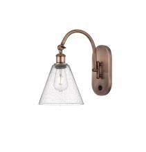 Innovations Lighting 518-1W-AC-GBC-84 - Berkshire - 1 Light - 8 inch - Antique Copper - Sconce