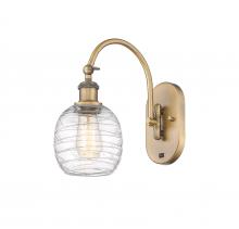 Innovations Lighting 518-1W-BB-G1013 - Belfast - 1 Light - 6 inch - Brushed Brass - Sconce