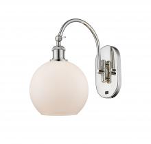 Innovations Lighting 518-1W-PN-G121-8 - Athens - 1 Light - 8 inch - Polished Nickel - Sconce