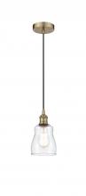 Innovations Lighting 616-1P-AB-G392 - Ellery - 1 Light - 5 inch - Antique Brass - Cord hung - Mini Pendant