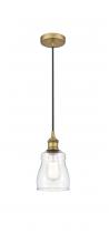 Innovations Lighting 616-1P-BB-G392 - Ellery - 1 Light - 5 inch - Brushed Brass - Cord hung - Mini Pendant