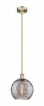 Innovations Lighting 616-1S-AB-G1213-10SM - Athens Deco Swirl - 1 Light - 10 inch - Antique Brass - Cord hung - Mini Pendant