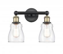 Innovations Lighting 616-2W-BAB-G392 - Ellery - 2 Light - 14 inch - Black Antique Brass - Bath Vanity Light