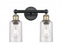Innovations Lighting 616-2W-BAB-G804 - Clymer - 2 Light - 13 inch - Black Antique Brass - Bath Vanity Light