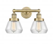 Innovations Lighting 616-2W-BB-G172 - Fulton - 2 Light - 16 inch - Brushed Brass - Bath Vanity Light