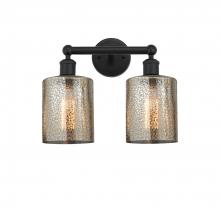 Innovations Lighting 616-2W-BK-G116 - Cobbleskill - 2 Light - 14 inch - Matte Black - Bath Vanity Light