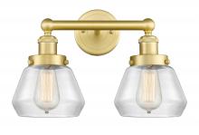 Innovations Lighting 616-2W-SG-G172 - Fulton - 2 Light - 16 inch - Satin Gold - Bath Vanity Light