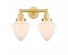 Innovations Lighting 616-2W-SG-G661-7 - Bullet - 2 Light - 15 inch - Satin Gold - Bath Vanity Light