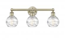 Innovations Lighting 616-3W-AB-G1213-6 - Athens Deco Swirl - 3 Light - 24 inch - Antique Brass - Bath Vanity Light