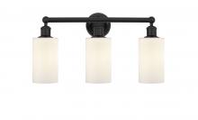 Innovations Lighting 616-3W-BK-G801 - Clymer - 3 Light - 22 inch - Matte Black - Bath Vanity Light