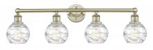 Innovations Lighting 616-4W-AB-G1213-6 - Athens Deco Swirl - 4 Light - 33 inch - Antique Brass - Bath Vanity Light