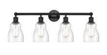 Innovations Lighting 616-4W-BK-G394 - Ellery - 4 Light - 32 inch - Matte Black - Bath Vanity Light