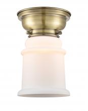 Innovations Lighting 623-1F-AB-G181-LED - Canton - 1 Light - 6 inch - Antique Brass - Flush Mount