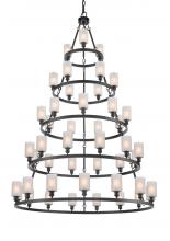 Innovations Lighting 8203456-BK-G801-LED - Clymer - 45 Light - 60 inch - Matte Black - Chain Hung - Chandelier