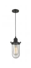 Innovations Lighting 900-1P-OB-CE231-OB-CL-LED - Centri - 1 Light - 5 inch - Oil Rubbed Bronze - Cord hung - Mini Pendant