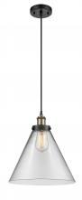 Innovations Lighting 916-1P-BAB-G42-L - Cone - 1 Light - 12 inch - Black Antique Brass - Cord hung - Mini Pendant