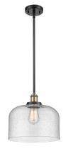 Innovations Lighting 916-1S-BAB-G74-L - Bell - 1 Light - 12 inch - Black Antique Brass - Mini Pendant