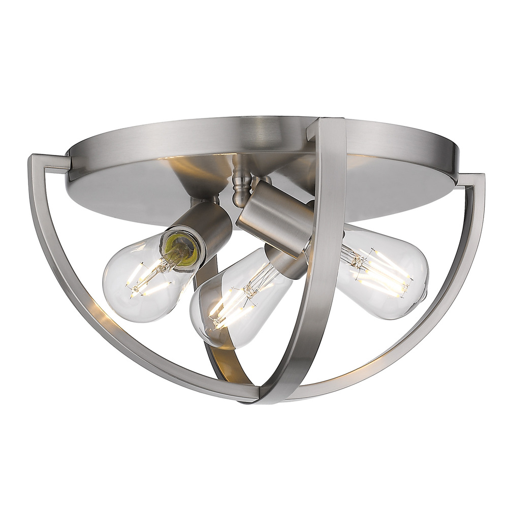 Colson PW 15&#34; Flush Mount in Pewter