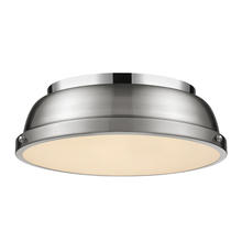 Golden 3602-14 CH-PW - Duncan 14" Flush Mount