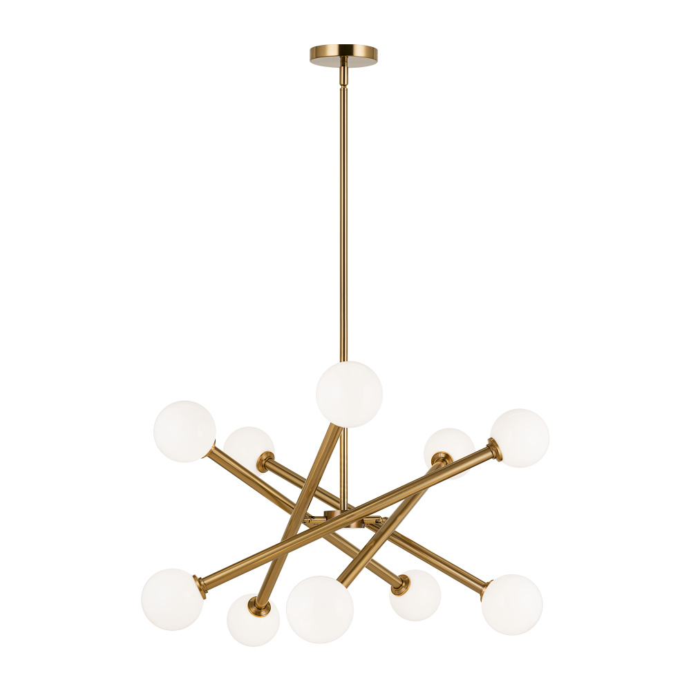 Matchstix Aged Gold Brass Pendant
