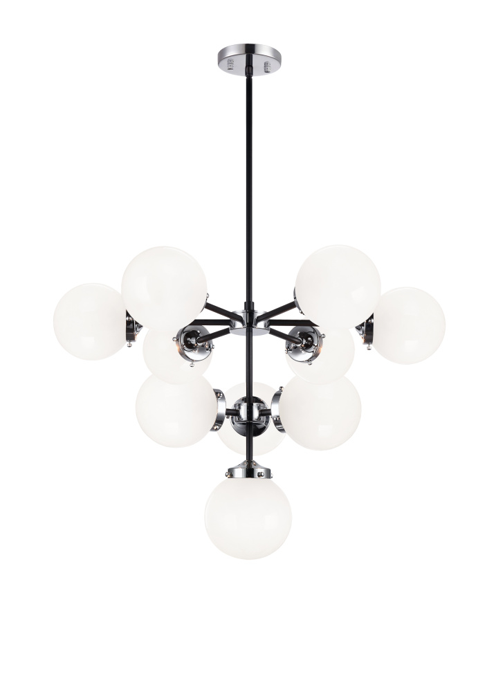 Maru Chrome Chandelier