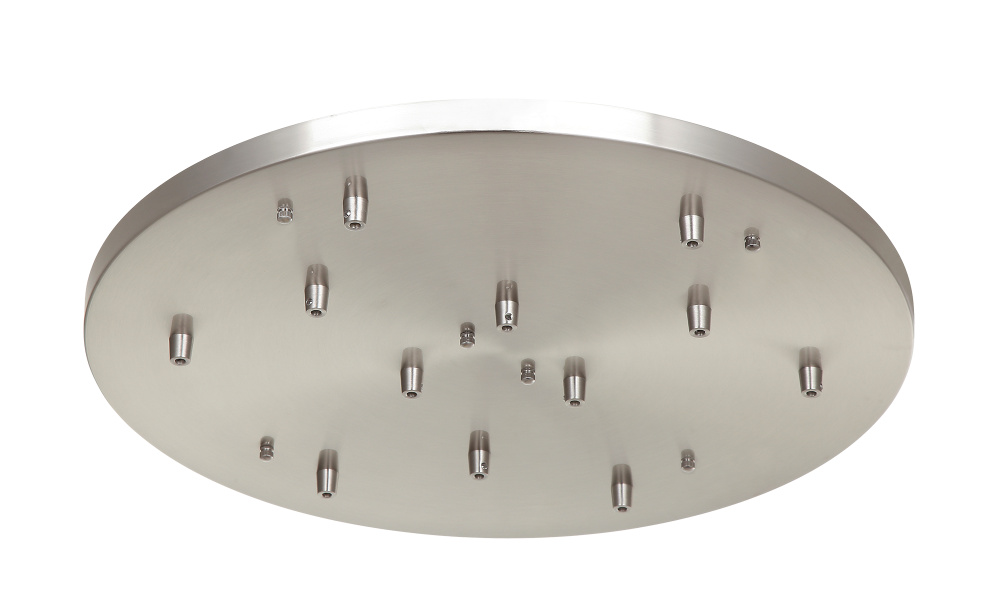 Multi Ceiling Canopy (Line Voltage) Brushed Nickel Canopy
