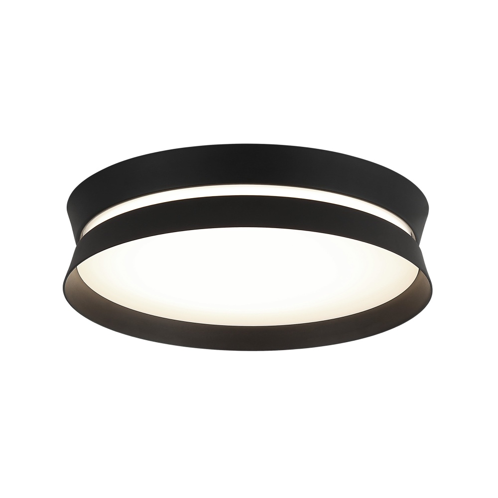 Greyson Matte Black Flush Mounts