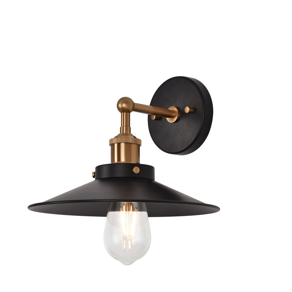Bulstrode&#39;s Workshop Aged Gold Brass Wall Sconce