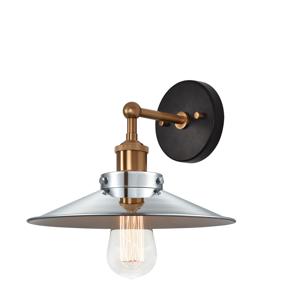 Bulstrode's Workshop Aged Gold Brass Wall Sconce