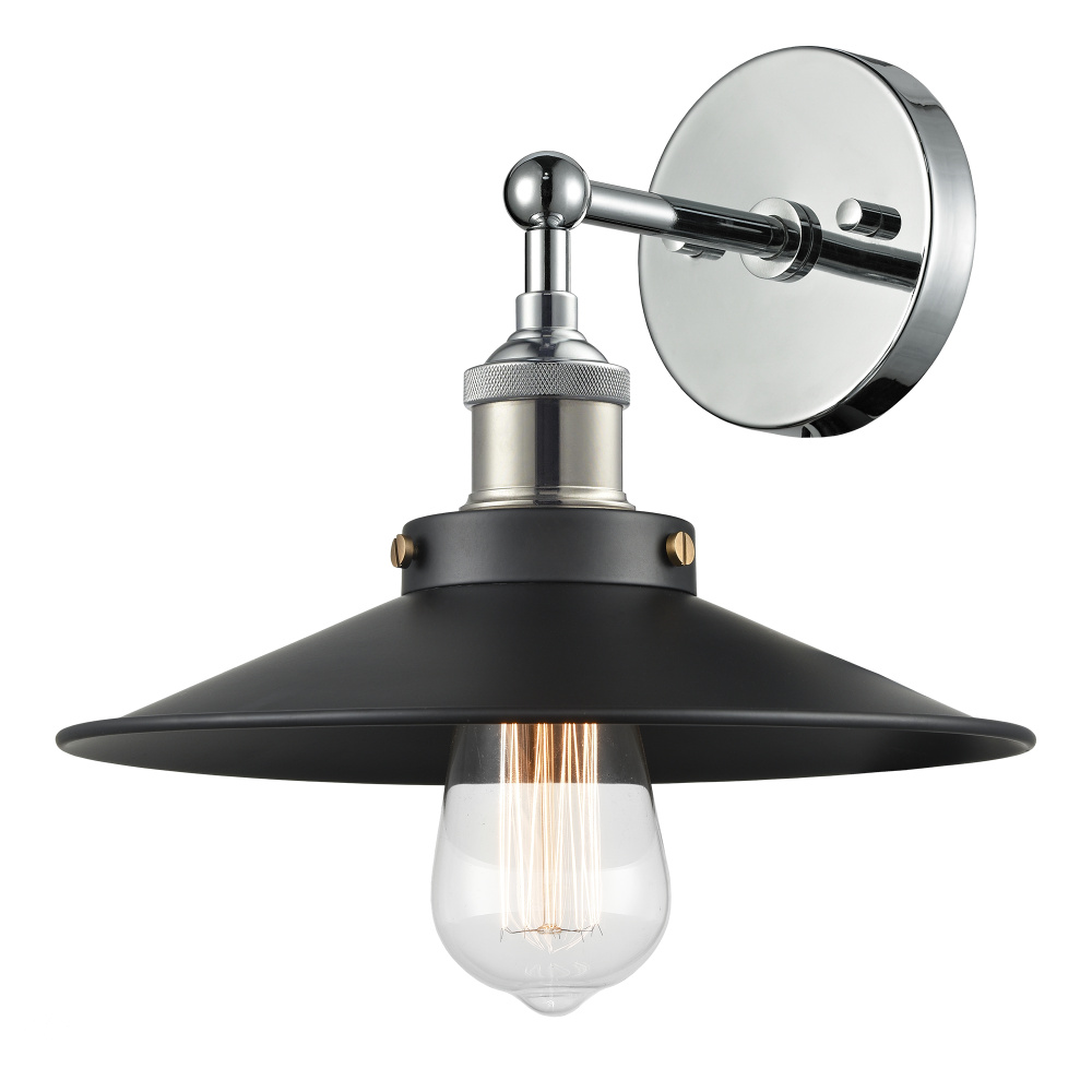 Bulstrode&#39;s Workshop Chrome Wall Sconce