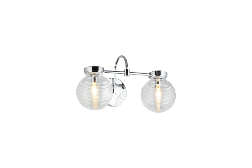 Ridge Chrome Wall Sconce