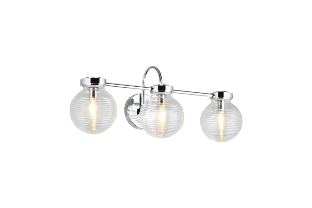 Ridge Chrome Wall Sconce