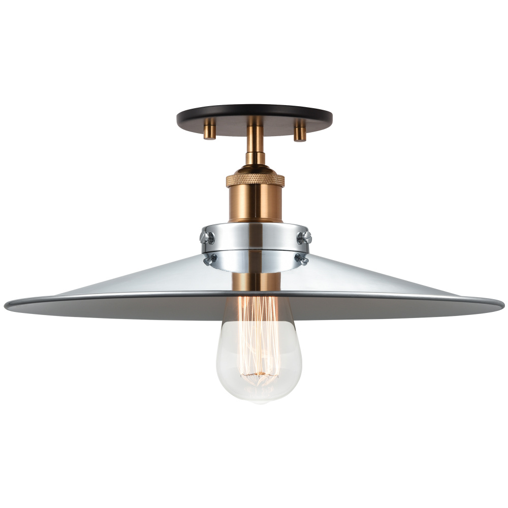 Bulstrode&#39;s Workshop Aged Gold Brass Ceiling Mount