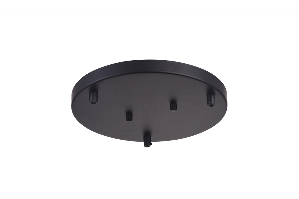 Multi Ceiling Canopy (line Voltage) Black Canopy