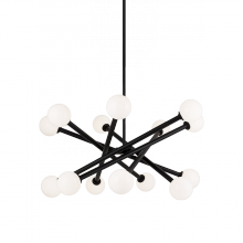 Matteo Lighting C64614BKOP - Matchstix Black Pendant