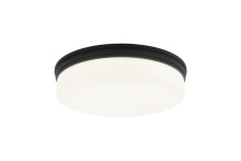 Matteo Lighting M10902MB - Circian Matte Black Flush Mounts