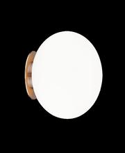 Matteo Lighting WX12111AGOP - Mayu Aged Gold Brass Wall Sconce / Ceiling Mount