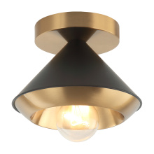 Matteo Lighting X06801MBAG - Velax Matte Black Ceiling Mount