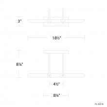 Modern Forms US Online PL-36518-27-AB - Ansel Picture Light