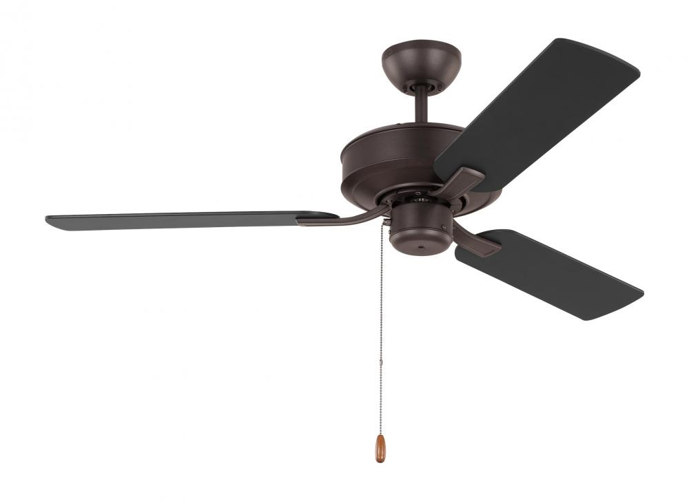 Linden 48&#39;&#39; traditional indoor bronze ceiling fan with reversible motor